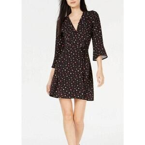 French Connection 71KPU - Bell Sleeve Floral Casual Dress -‎ Size 6